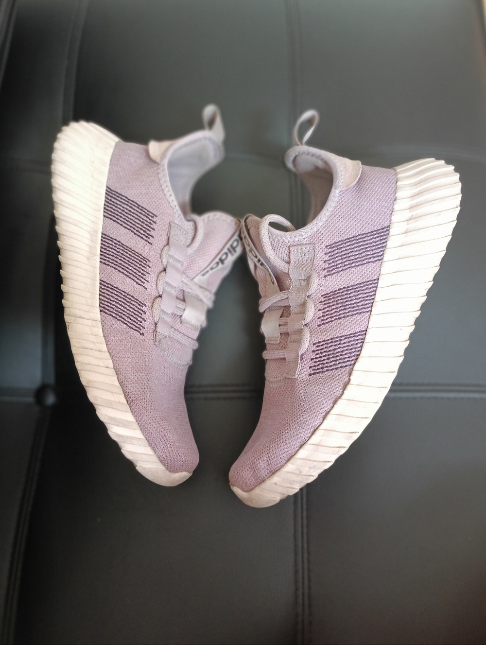 Adidas Kaptir Flow Sneakers Athletic Shoes Size 9 Lavender - Picture 4 of 16